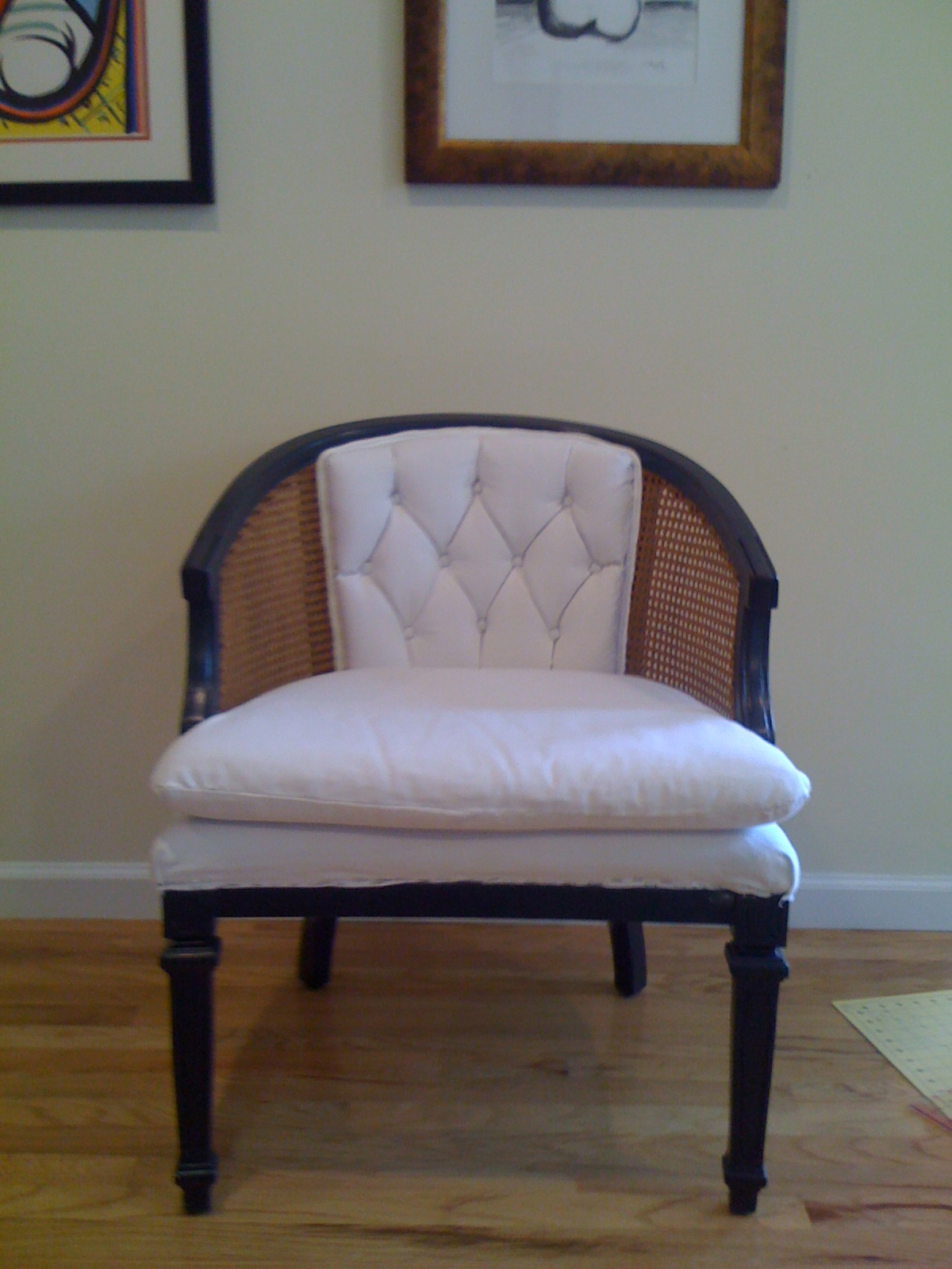 My Home Endeavors Cane Chair Makeover Update