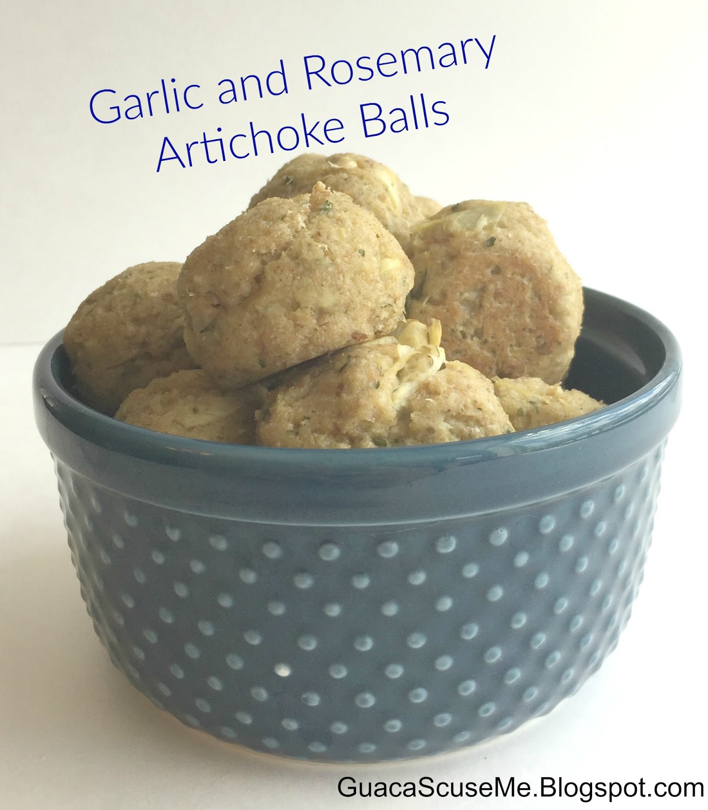 GuacaScuse Me? Garlic and Rosemary Artichoke Balls Appetizer Recipe