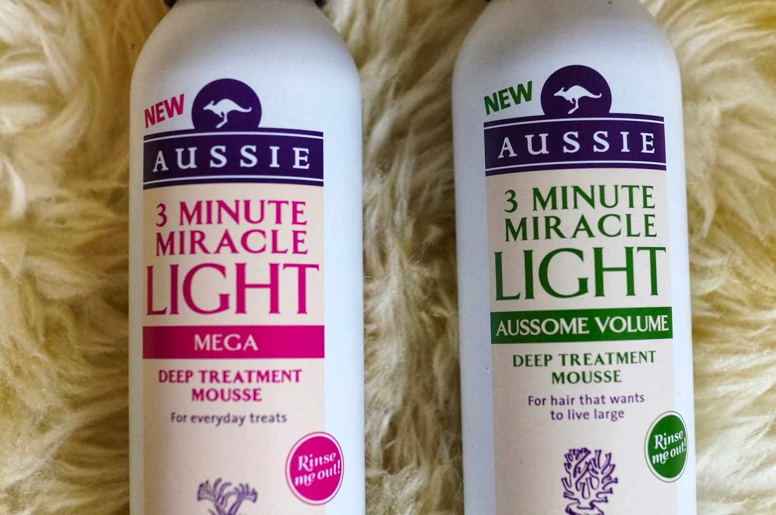 Aussie 3 minute miracle light deep treatment mousse
