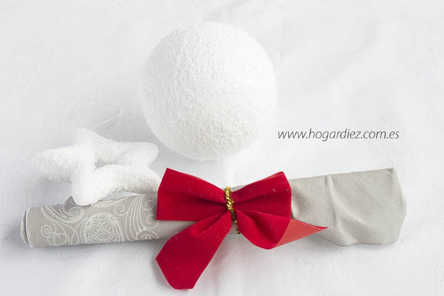 Servilletero DIY de Navidad