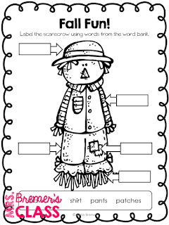 Fall Fun activity pack for Kindergarten and First Grade