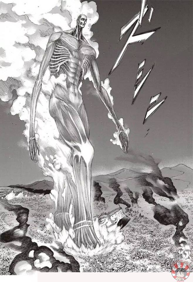Shingeki No Kyojin : Attack On Titan Việt Nam Fan Club - Hé lộ hình dạng  Titan Toàn Phần của Eren khi kết hợp với dạng Titan của Thủy Tổ Ymir đây