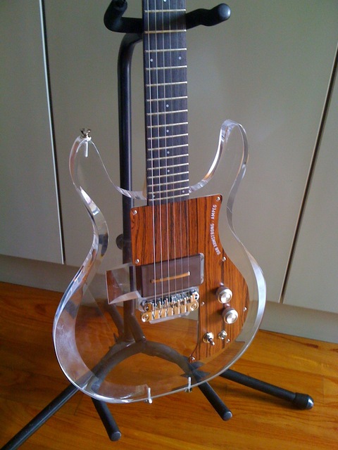 Transparent Guitar