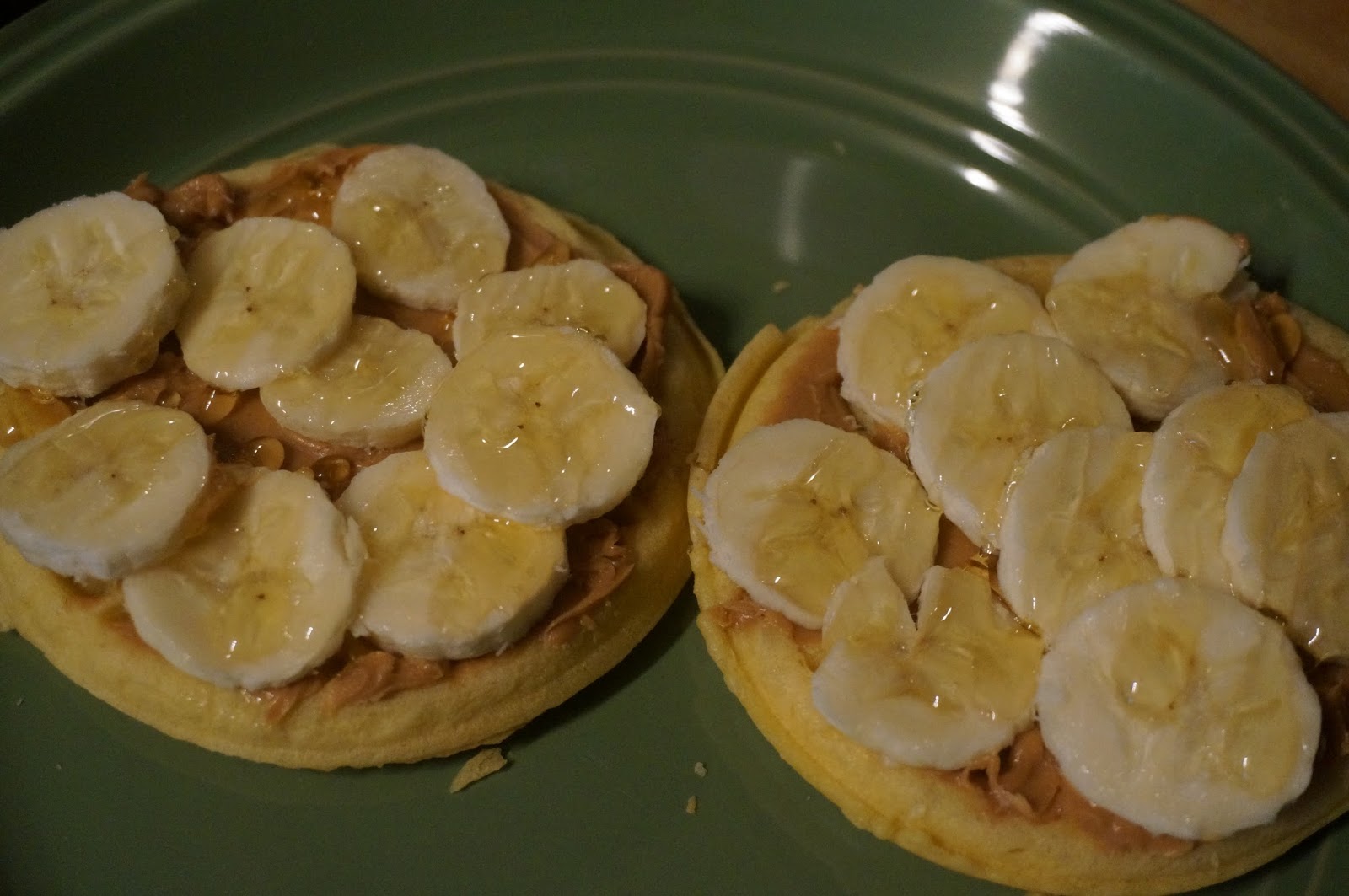Connor's Cooking Grilled Peanut Butter Honey Banana Waffle Sandwiches