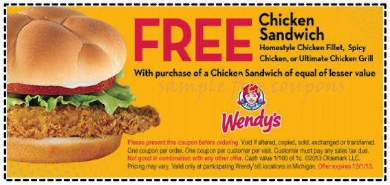 $1 Printable Wendy's Coupon You must Sign Up