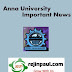 Anna University Revised examination fees and certificate fees for UG and PG - Revised AU Examination Fees & Certificate Fees