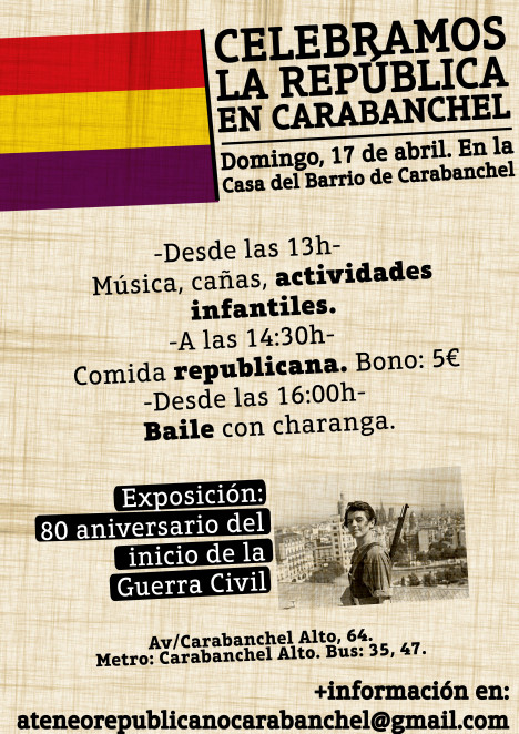 16 Abril Carabanchel por la República