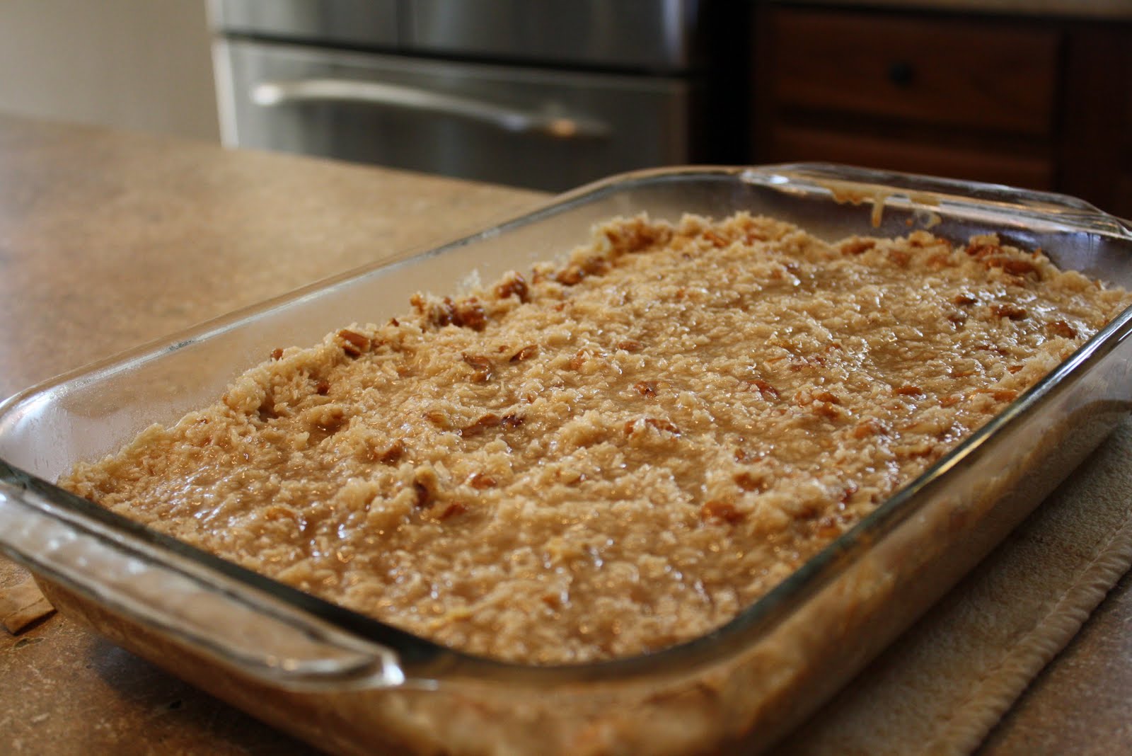 My Barefoot Farm Mom's Oatmeal Cake