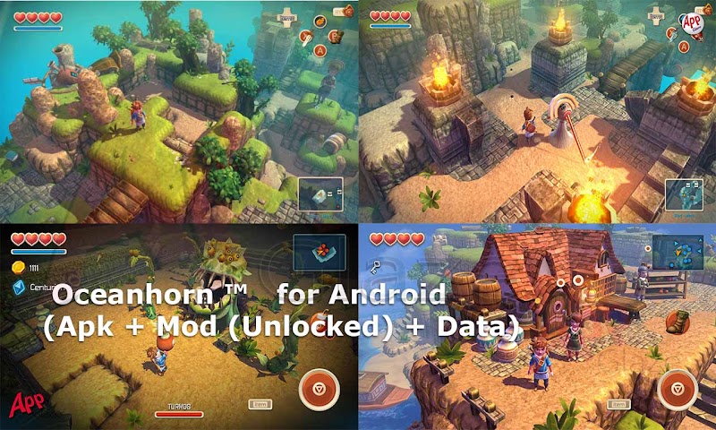 Oceanhorn ™   for Android (Apk + Mod (Unlocked) + Data)