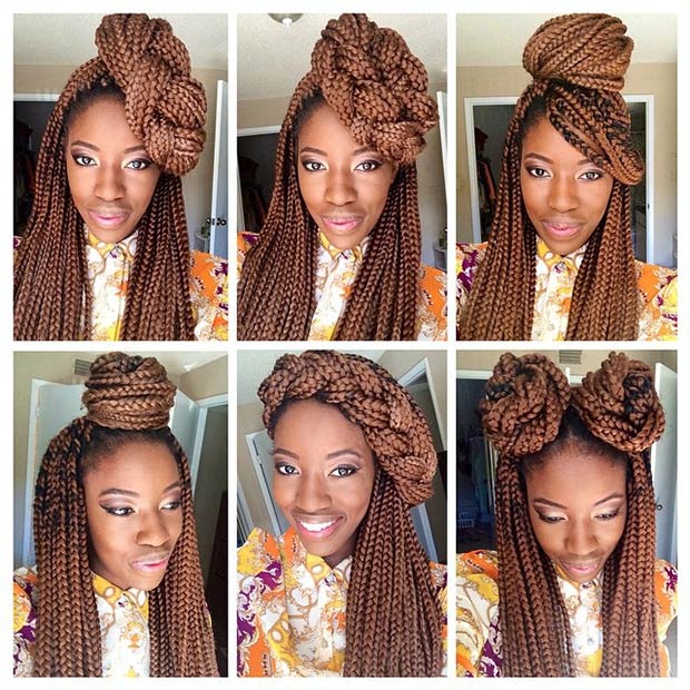Kinky Nigerian Hair Beauty 60 Box Braids Hairstyles That Turn Heads