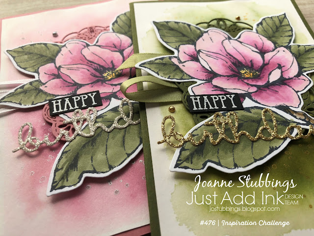 Jo's Stamping Spot - Just Add Ink Challenge #476 using Good Morning Magnolia and Well Said bundles by Stampin' Up!