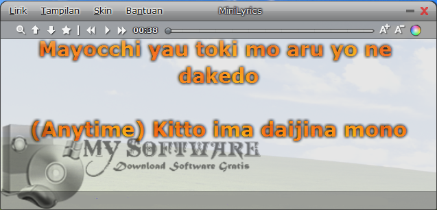 minilyrics plugin for this player was not installed properly