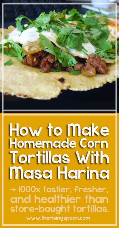 How to Make Homemade Corn Tortillas with Masa Harina
