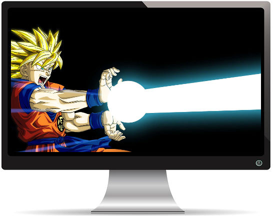 Dragon Ball Z - Goku Kamehameha - Fond d'écran en Full HD