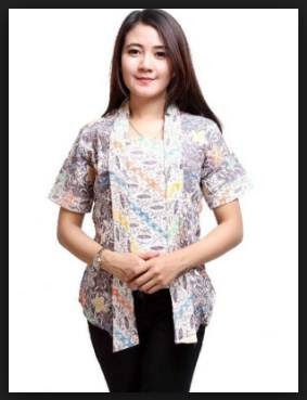 Model Baju Batik Wanita Modern Terbaru Model Baju Batik Wanita Modern Terbaru