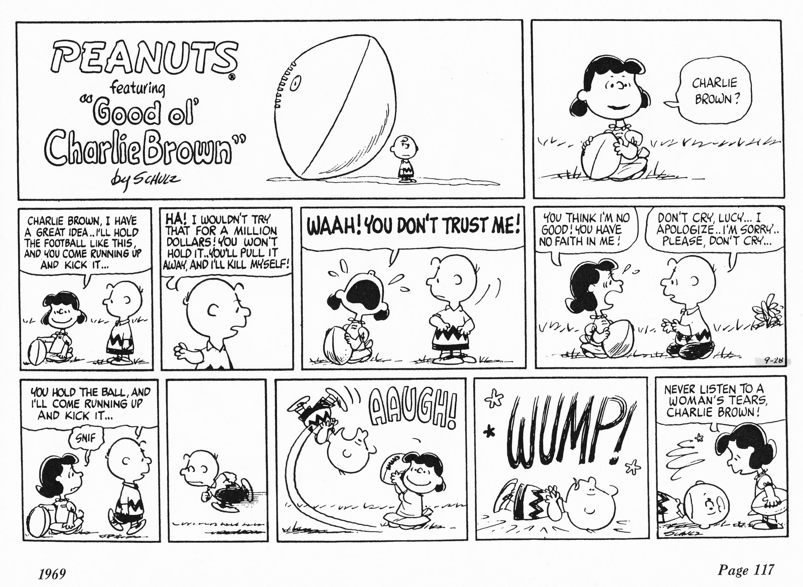 Why the Peanuts' Football Cartoon is So (Sadly) True ariana