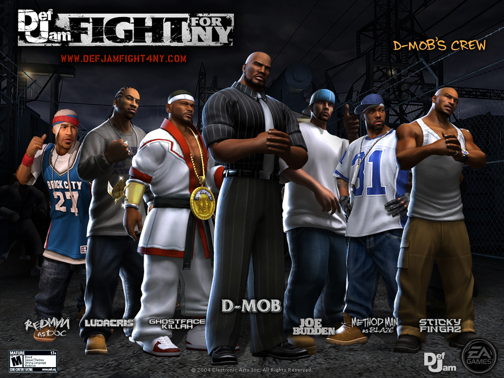 Def Jam Fight For NY, 2 vs 1, Ghostface Killah KNOCKOUT Magic & Crack