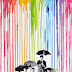 Colorida acuarela de los Beattles.