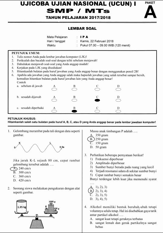 Soal Dan Kunci Jawaban Ucun To Un Ipa Smp Dki Jakarta Tahun 2018 Tahap 1 Pendidikan Kewarganegaraan Pendidikan Kewarganegaraan