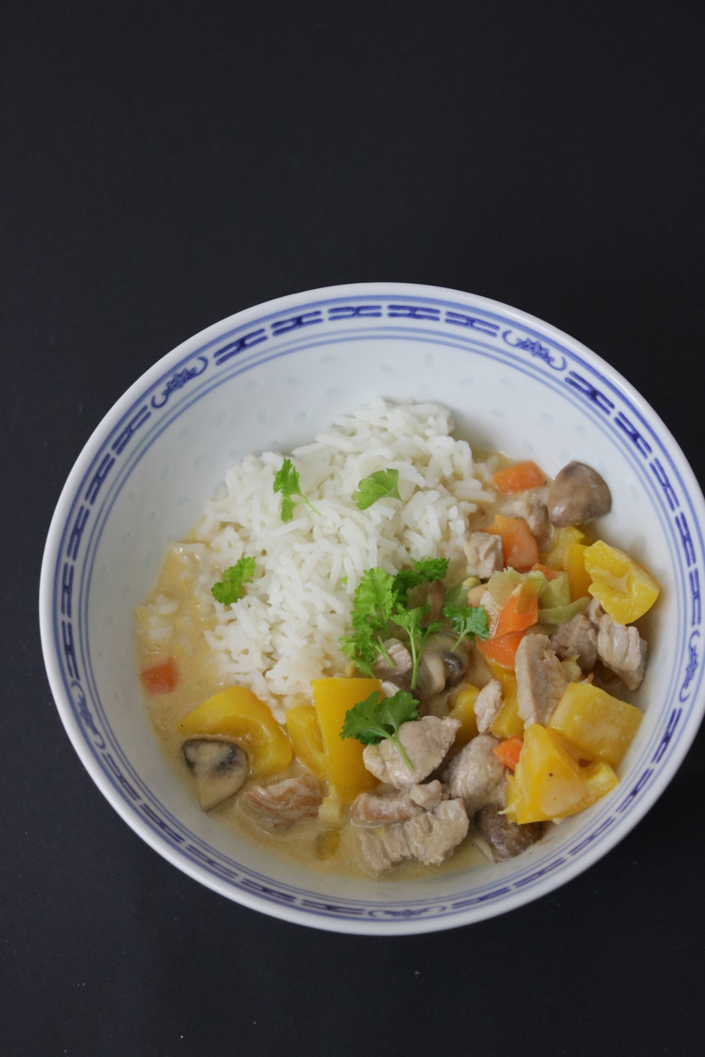 Wolkenfees Küchenwerkstatt: Curry mit Schweinefilet, Gemüse, Kokosmilch ...