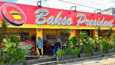 Bakso President Malang, unik dan lezat. Foto banner Bakso President Malang yang unik dan lezat.