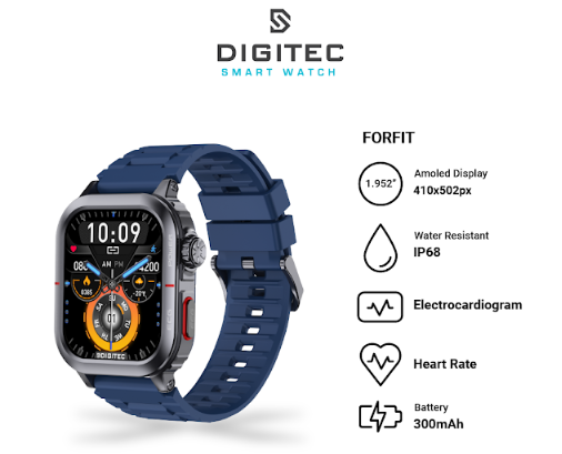 Spesifikasi dan Fitur Jam Tangan Digitec Smartwatch Forfit