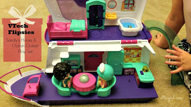 VTech Flipsies Sandy's House & Ocean Cruiser Play set