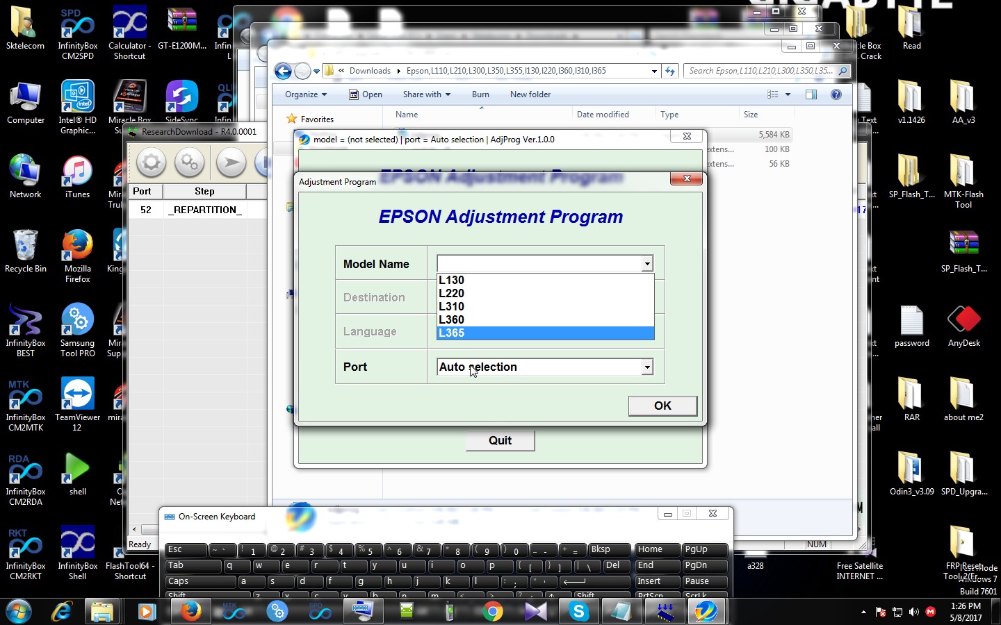 epson l130 l220 l310 l360 l365 resetter or adjustment program epson l130 l220 l310 l360 l365 resetter or adjustment program