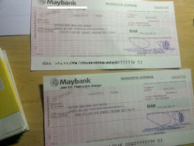 PERJUANGAN ADALAH PERLAKSANAAN KATA-KATA: cek lebih RM12 juta atas nama