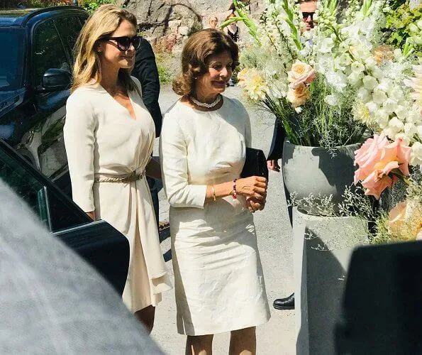 Queen Silvia and Princesss Madeleine attended Anki Wallenberg's funeral service