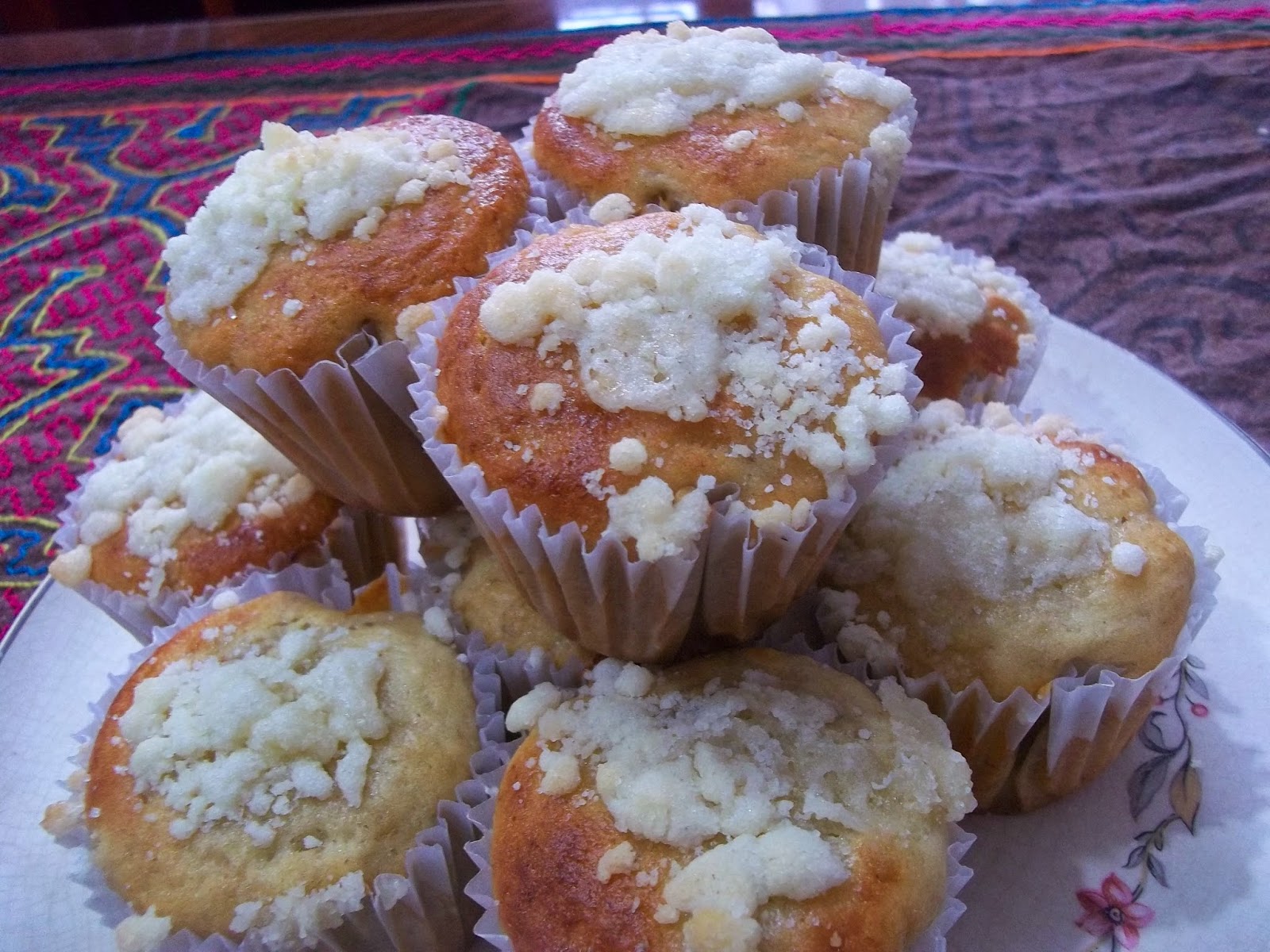 Muffins de banana y dulce de leche, con receta de Ximena Zaenz