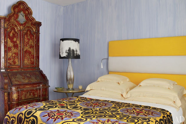 Boho touches make designer’s elegant Rio home ‘like a samba’ - guest bedroom 1 BoHoHome.com @bohosusan