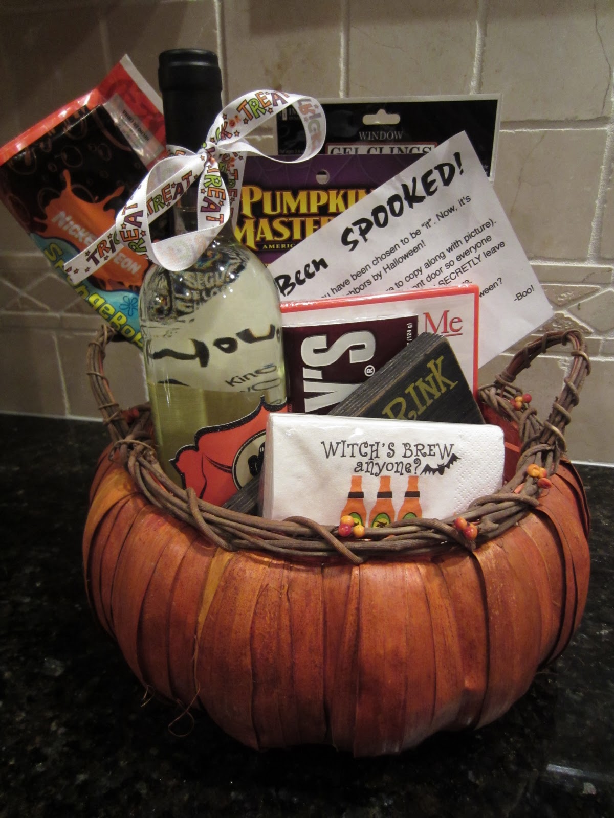 Goodie Basket - How to Spook your neighbors