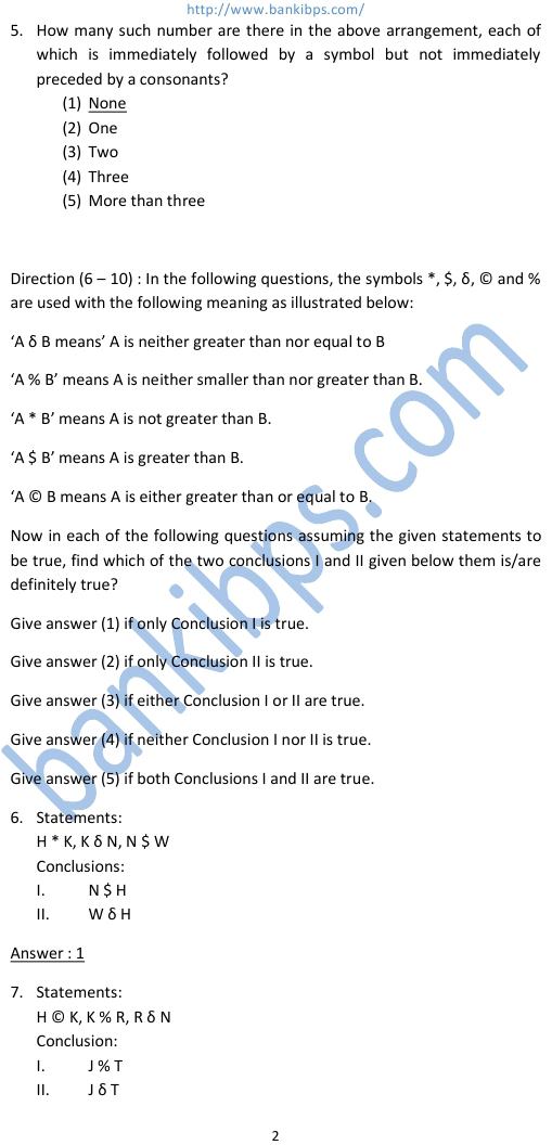 ibps clerical exam question paper pattern