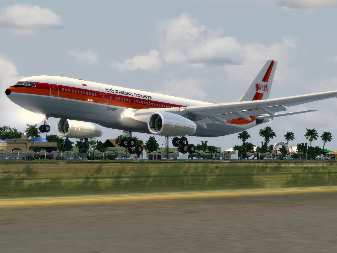 Garuda Hockey Stick | Airbus 332 | PK-GPI | CLS