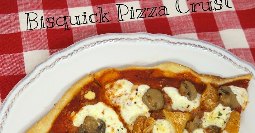 chicken parmesan pizza with homemade bisquick pizza crust plain