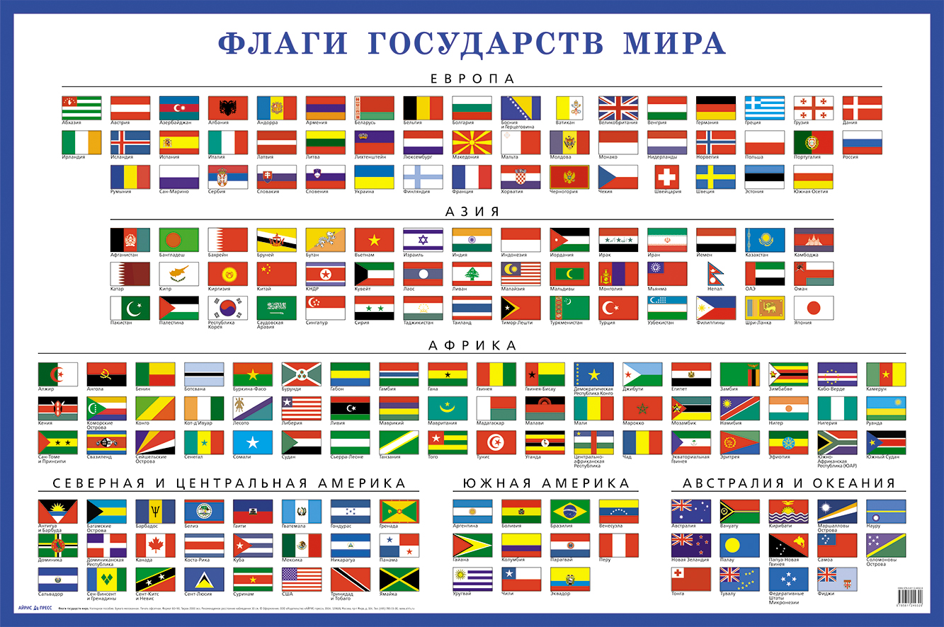 Флаги Государств Мира С Названиями Фото