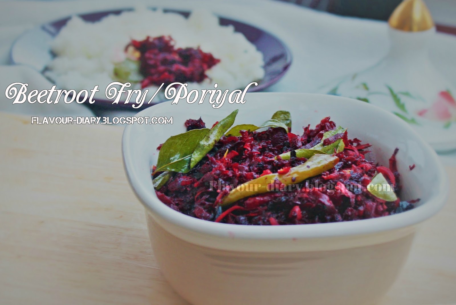 Flavour Diary Beetroot Poriyal Fry Recipe Flavour Diary Side Dish