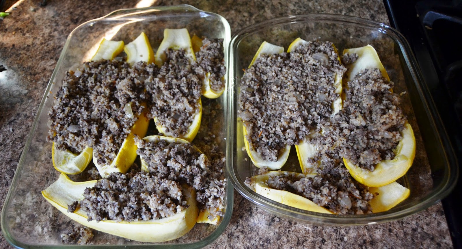 Vegetarian Stuffed Squash