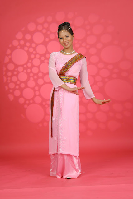 Traditional Cham Dress in Vietnam