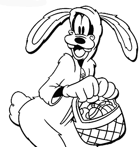 have few collection of disney easter coloring pages to gift on easter  title=