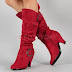 Buckle Zipper Round Toe Kitten Heel Shoes