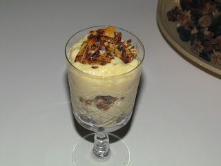 Crema rece cu krant de migdale / Cold cream with almond krantz