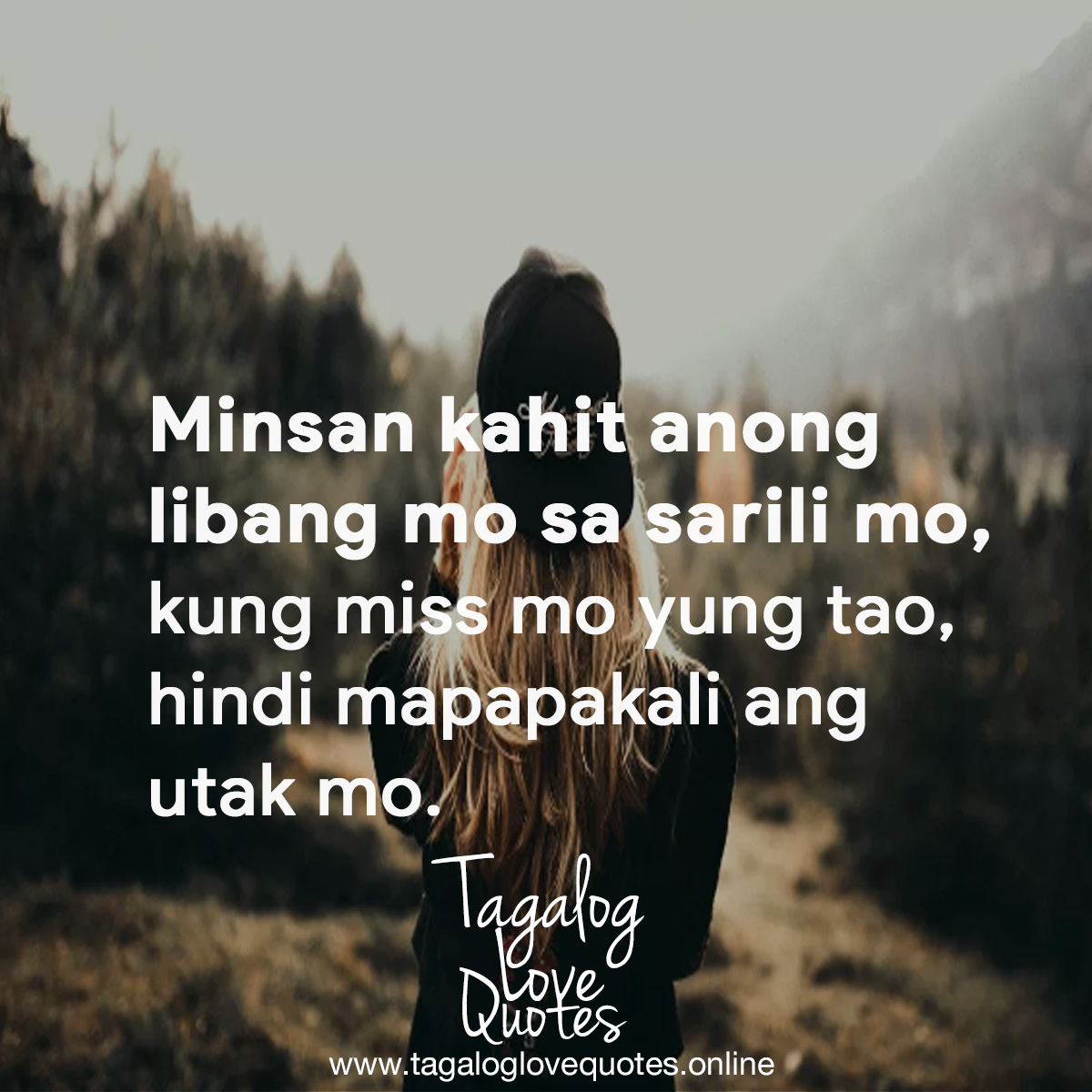 Minsan kahit anong libang mo sa sarili mo