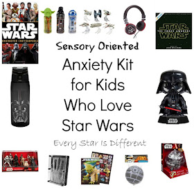 Sensory Oriented Anxiety Kit for Kids Who Love Star Wars