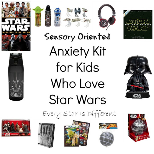 Sensory Oriented Anxiety Kit for Kids Who Love Star Wars