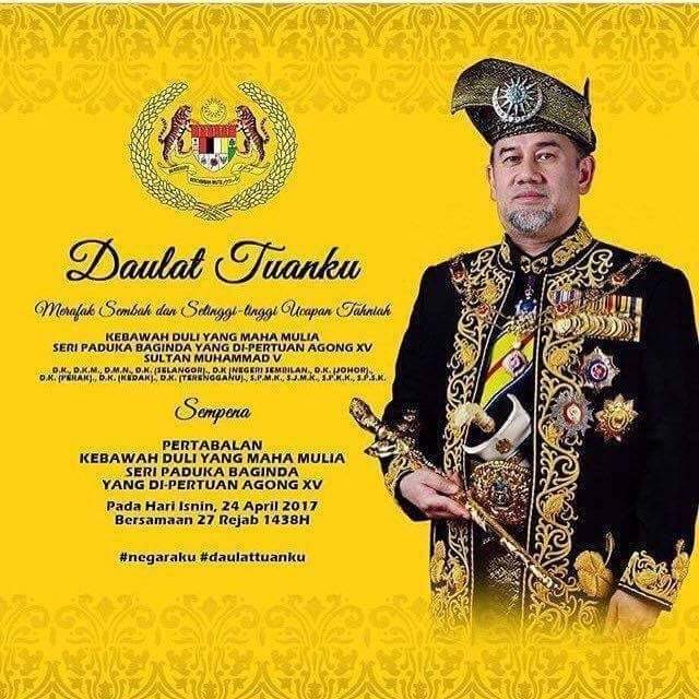 YANG DI-PERTUAN AGONG SULTAN MUHAMMAD V