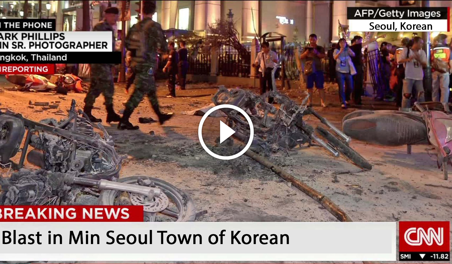 World News Bombing blast in Seoul, Korean a few hours ago