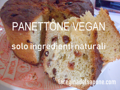 La Regina del Sapone: panettone vegan, solo ingredienti naturali