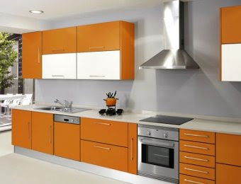 Decorando Casas y Mas: Decora tu cocina de color naranja en el 2012